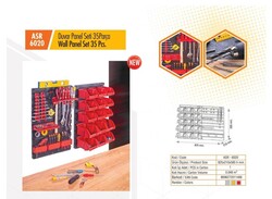 Prof.Duvar Panel El Aletleri avadanlık Takım Raf Seti 35 parça - 4