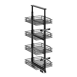 Starax S-1101-A Teleskopik Kiler 2 Sepet 60x80-30cm Antrasit - 2