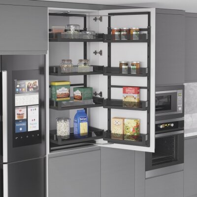 Starax S-1221-P.A İkiz Kiler Premium Antrasit 125-140 45 cm - 1