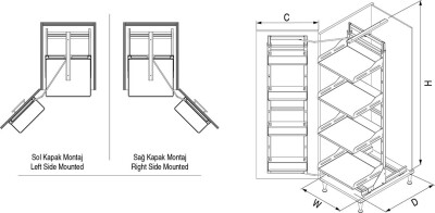 Starax S-1221-US-A Unique Slim İkiz Kiler 125-140 45 - 3