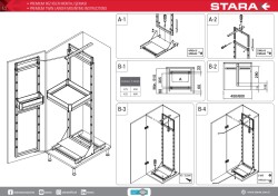 Starax S-1222-P-A İkiz Kiler Premium Antrasit 125-140 60 cm - 4