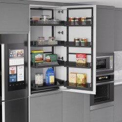 Starax S-1222-P-A İkiz Kiler Premium Antrasit 125-140 60 cm - Starax