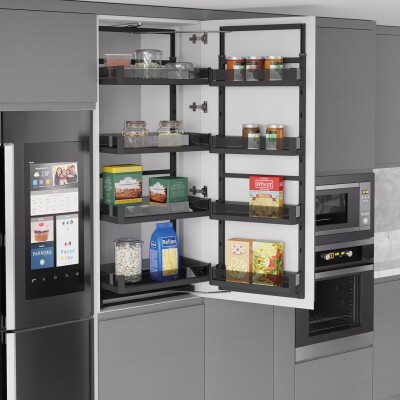 Starax S-1222-P-A İkiz Kiler Premium Antrasit 125-140 60 cm - 1