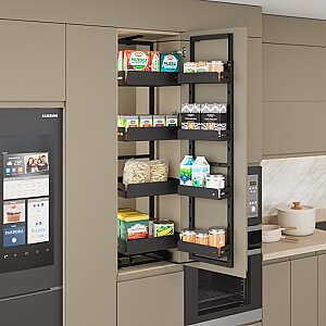 Starax S-1223-UB-A İkizler Kiler Unique Box Antrasit 140-155 45cm Antrasit - Starax