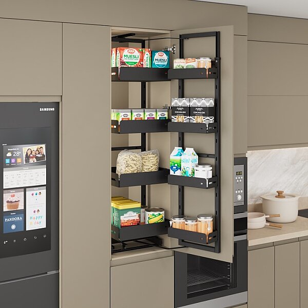 Starax S-1223-UB-A İkizler Kiler Unique Box Antrasit 140-155 45cm Antrasit - 1