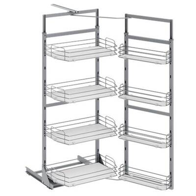 Starax S-1242 125 140 60 cm Ahşap Tabanlı İkiz Kiler - 2