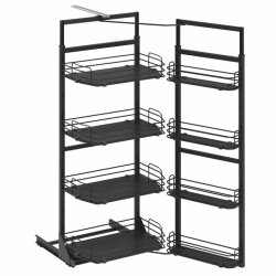 Starax S-1248-A Starax İkiz Kiler Ahşap Tablalı 170x185-60cm - 2