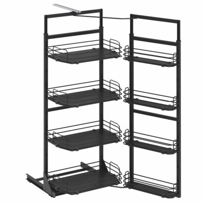 Starax S-1248-A Starax İkiz Kiler Ahşap Tablalı 170x185-60cm - 2