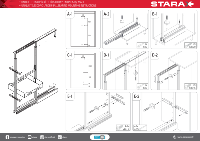 S-1819 170-185 30 cm Kiler Frenli Unigue Box-Antrasit - 4