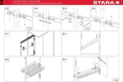 S-1841-C Teleskopik Kiler Bilyalı Raylı - Frenli - 5