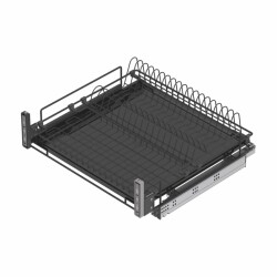 S-2032 Çekmece İçi Tabaklık -Bardaklık Tepsili 70 cm Krom - 3