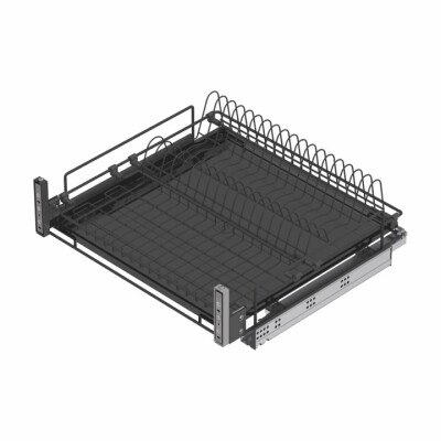 S-2032 Çekmece İçi Tabaklık -Bardaklık Tepsili 70 cm Krom - 3
