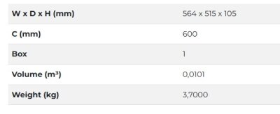 Starax S-2140-A Katlanır Masa Mekanizması 60cm Antrasit - 5