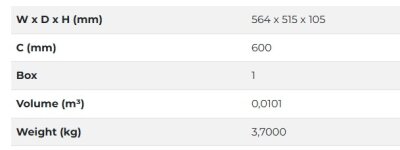 Starax S-2140-W Katlanır Masa Mekanizması 60cm Beyaz - 6