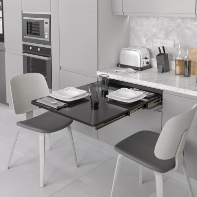 Starax S-2143-A Katlanır Masa 90 CM - Antrasit - 1