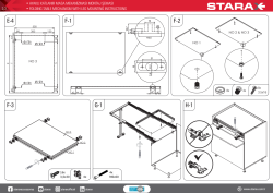 S-2145-A Ayaklı Katlanır Masa Mekanizması 60cm Antrasit - 5