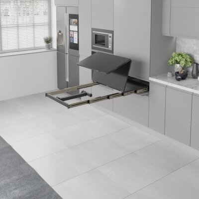 Starax S-2145-W Ayaklı Katlanır Masa Mekanizması 60cm Beyaz - 3