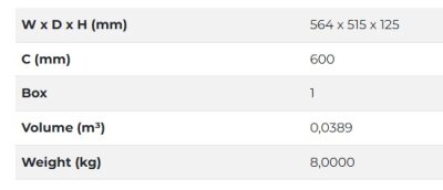 Starax S-2145-W Ayaklı Katlanır Masa Mekanizması 60cm Beyaz - 6