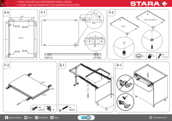 S-2147-A Ayaklı Katlanır Masa Mekanizması 80cm Antrasit - 5