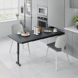 Starax S-2147-A Ayaklı Katlanır Masa Mekanizması 80cm Antrasit - Starax