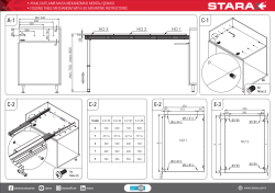Starax S-2147-A Ayaklı Katlanır Masa Mekanizması 80cm Antrasit - 4