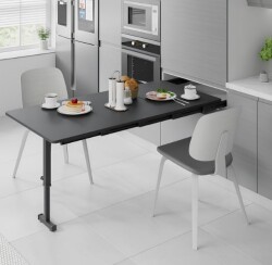 Starax S-2148-A Ayaklı Katlanır Masa Mekanizması 90cm Antrasit - Starax