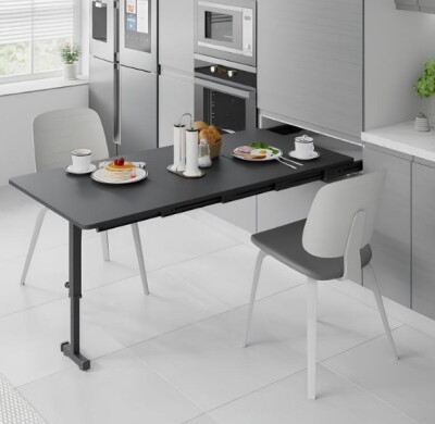 Starax S-2148-A Ayaklı Katlanır Masa Mekanizması 90cm Antrasit - 1