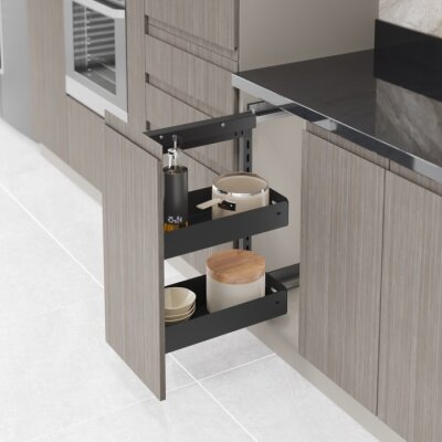 Starax S-2205-UB-A Yandan Raylı Ünite 90 Derece Sol Antrasit - 1