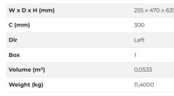 Starax S-2244 -Antrasit Yandan Gizli Raylı Ünite (90 Derece) Ahşap Tablalı Sol - 3