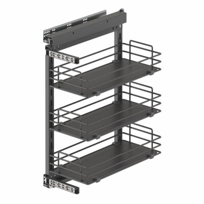 Starax S-2245-A Yandan Gizli Raylı Ünite (90 Derece) Ahşap Tablalı Sağ - 2