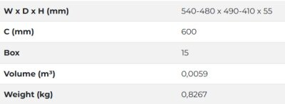 S-2287-AP 55x49cm Plastik Çekmece İçi Kaşıklık Antrasit 60cm Starax - 4