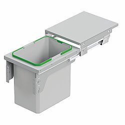 Starax S-2300-G Kapağa Monte Çöp Kovası Frenli (Fazla Tam Açılım) 400 mm Gri - 2