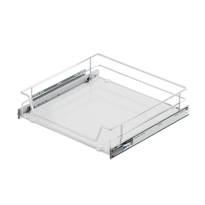 Starax S-2310-C Ahşap Tablalı Bağımsız Teleskopik Raylı Çekmece 500 mm Krom - 2