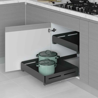 Starax S-2332-UB-A Unique Box Bağımsız Çift Açılım Gizli Raylı Çekmece 40cm - 1