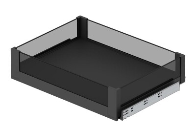 Starax S-2334-P-A Bağımsız Çift Açılım Gizli Raylı Çekmece 50 cm (Fr.) Premium - Antrasit - 2