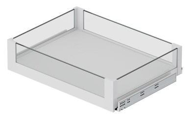 Starax S-2335-P-W Bağımsız Çift Açılım Gizli Raylı Çekmece 55 cm (Fr.) Premium - Beyaz - 2