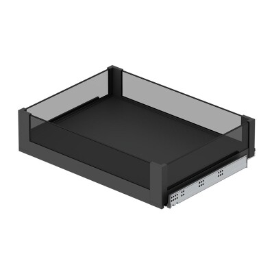 Starax S-2336-P-A Bağımsız Çift Açılım Gizli Raylı Çekmece 60 cm (Fr.) Premium - Antrasit - 1