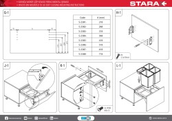 S-2387-A Kapağa Monte Çöp Kovası 80 cm Antrasit - 5