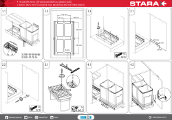 Starax S-2391-A Teleskopik Raylı Plastik Gövde Çöp Kovası 16+1 Lt Antrasit - 5