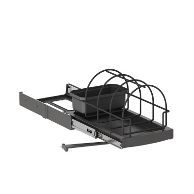 Starax S-2393 Teleskopik Raylı Taşıyıcı Ünite Antrasit - 2