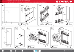Starax S-2422-A Tandem Blum Raylı Şişelik Tek Açlılım Sol 15cm - 4