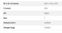 Starax S-2444-UB-A Gizli Raylı (Çift Açılım) Deterjanlık 22cm Sağ Unique Box Antrasit - 3