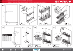 Starax S-2445-A Tandem Gizli Raylı (Çift Açılım) Deterjanlık 16/22cm Sol Antrasit - 4