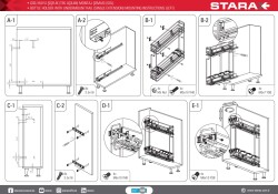 Starax S-2476-Ahşap Tablalı Gizli Raylı Şişelik Sol Antrasit Tek Açılım - 4