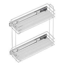 Starax S-2481 Ahşap Tablalı Telesk.Frenli Raylı Deterjanlık 16cm - 2