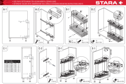 Starax S-2485 Ahşap Tablalı Gizli Raylı Dtrj. Sağ 16cm Antrasit - 4