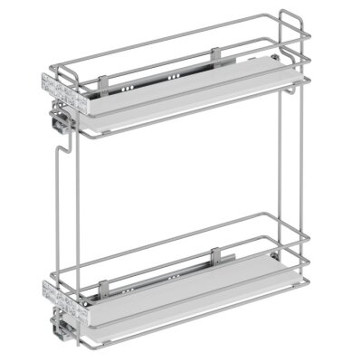 Starax S-2491-C Gizli Raylı Deterjanlık (Çift Açılım) Ahşap 151 x 475 x 495 - 2