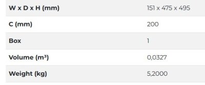 Starax S-2491-C Gizli Raylı Deterjanlık (Çift Açılım) Ahşap 151 x 475 x 495 - 3