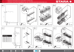 Starax S-2495-A Ahşap Tablalı Gizli Raylı Deterjanlık Çift Açılım Sol 16-22 cm Antrasit - 4