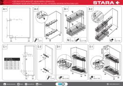 Starax S-2495-C Ahşap Tabanlı Gizli Raylı Deterjanlık (Çift Açılım) Sol 25cm - 4